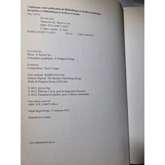 Dévoile-moi Sylvia Day Crossfire Tome 1 Romance French Paperback Livre - Picture 3 of 13